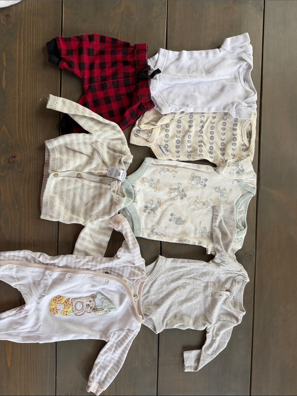 Baby Multi-Pack with Red Buffalo Plaid and Neutrals